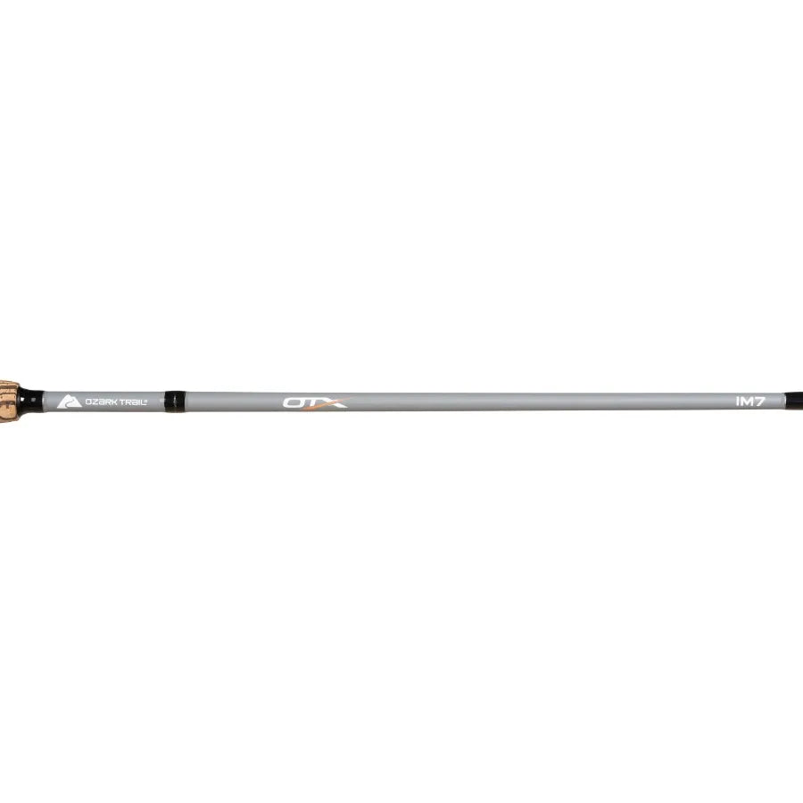 OTX Spinning Fishing Rod for freshwater fishing, graphite composite, black, lightweight and sensitive