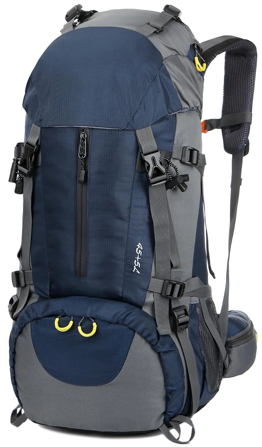 50L Expandable Hiking Backpack With Detachable Rain Cover Lightweight 45L+5L Storage Ergonomic Daypack For Trekking Mountaineering Camping Climbing Fishing Backpacking Outdoor Adventure Travel For Men Women