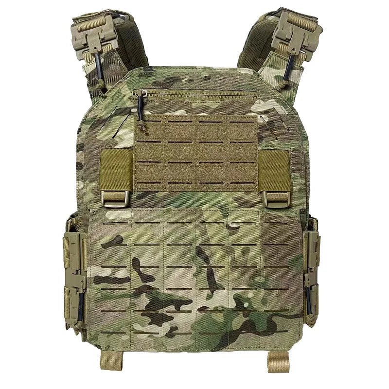 Qucik Release Full Protect  Upgrated Laser Cutting plate carrier 1000D Nylong tactical vest
