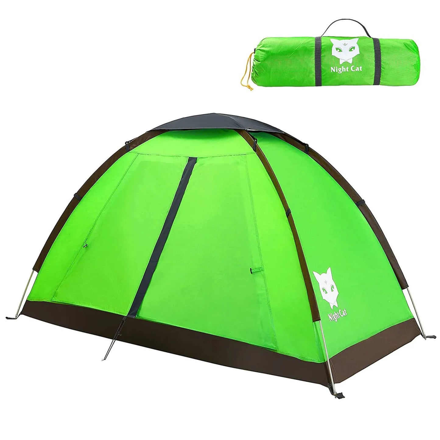 Night Cat Tent for 1 to 2 Persons, Lightweight Waterproof Camping Hiking Backpack Tent