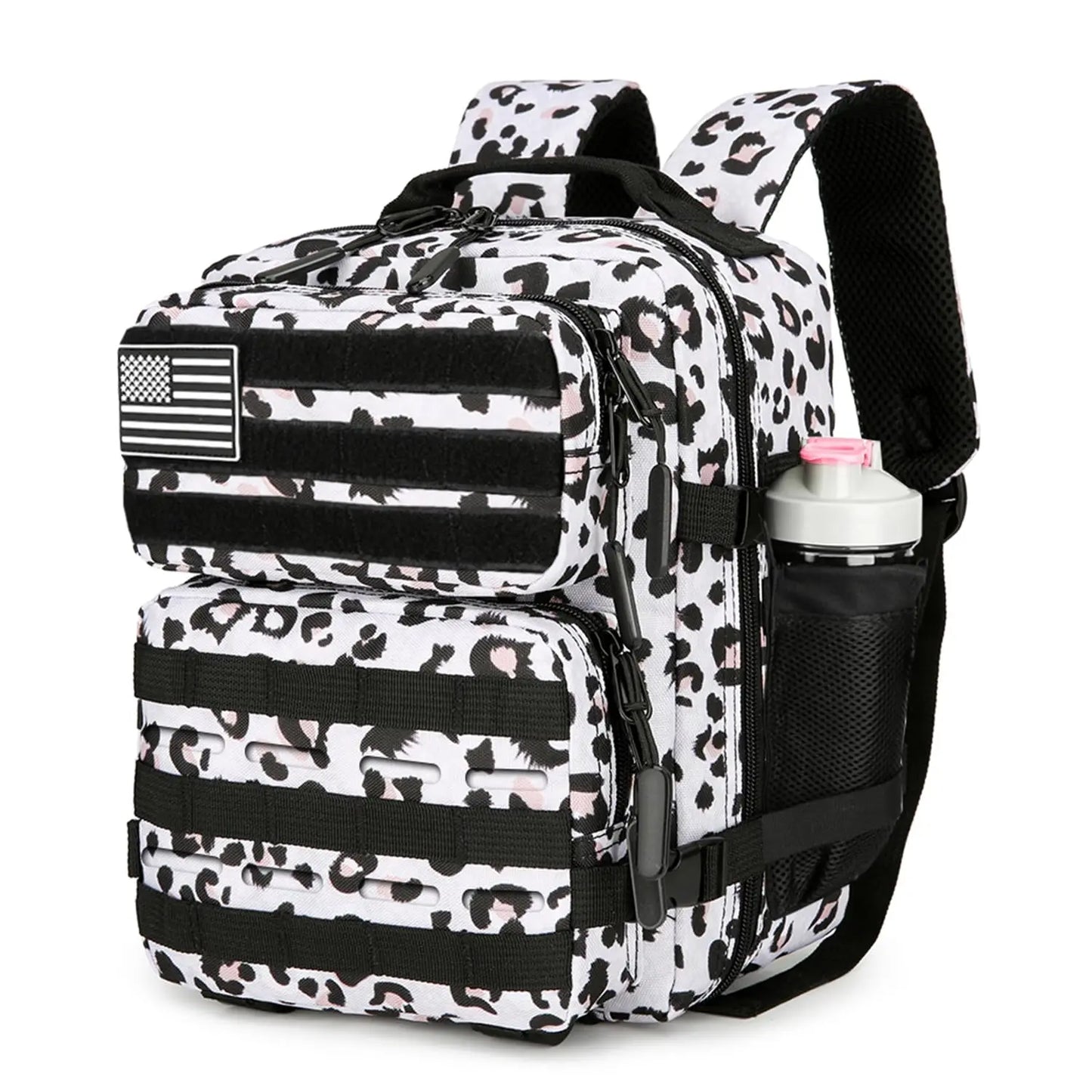 9L Cherry Print Tactical Backpack For Adults Hiking Fitness Small Utility Bag
