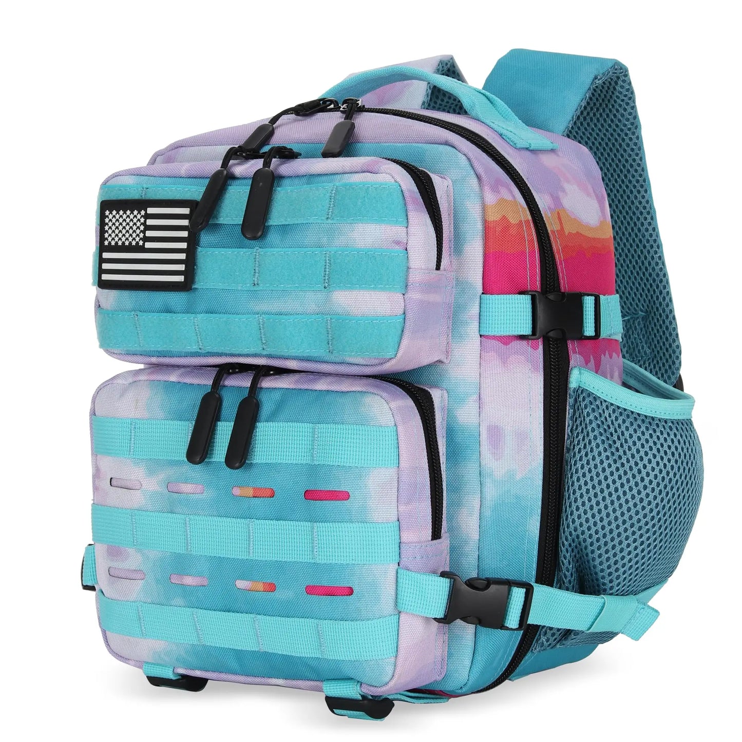 9L Cherry Print Tactical Backpack For Adults Hiking Fitness Small Utility Bag