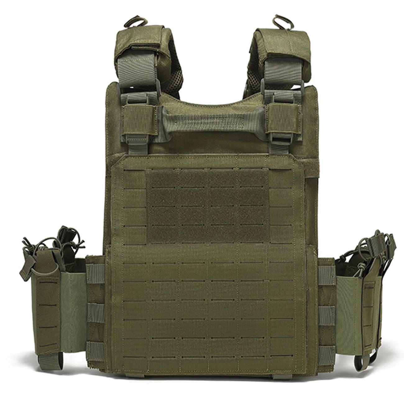 Quick release hunting vest with chest zipper anti-theft bag MOLLE modular expansion breathable elastic vest