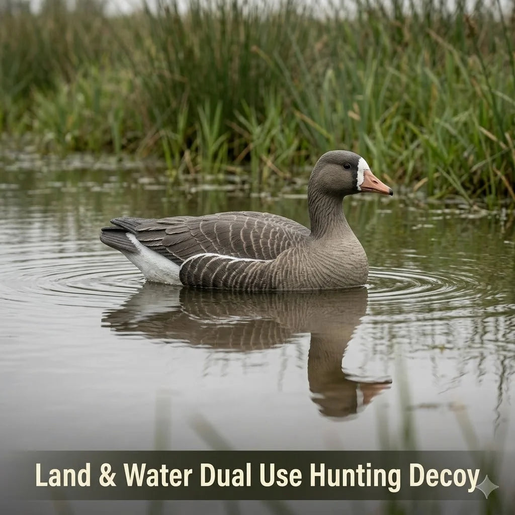 Goose decoy,foldable eva hunting bait,3d lifelike waterproof decoy,wetland lake garden ornament