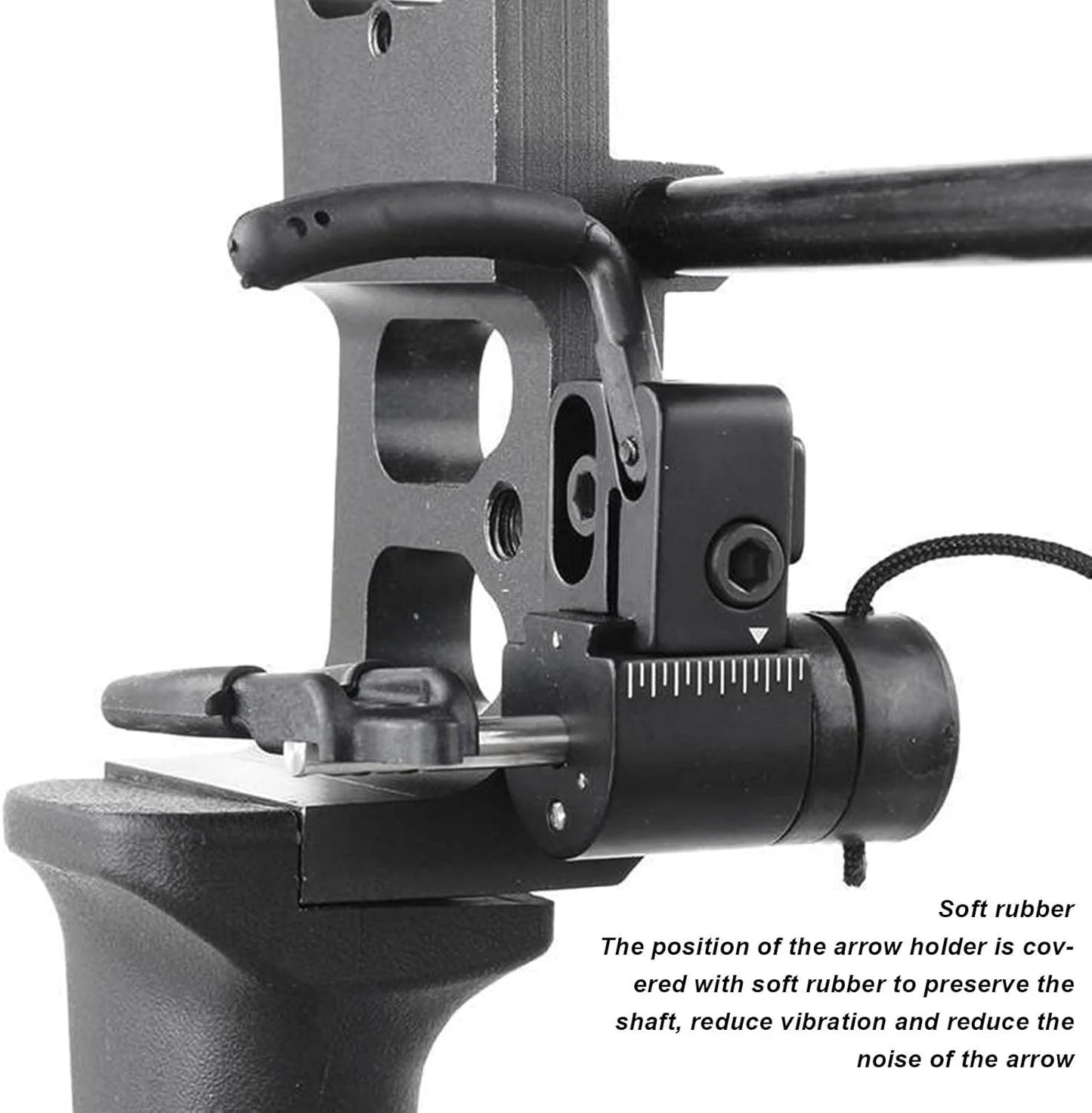 Right Hand Arrow Rest Aluminium Alloy Compound Bow Arrow Rest Adjustable for Archery Bow Hunting Shooting Target Accessories