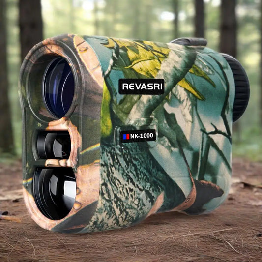 REVASRI 6x 1000M Laser Rangefinder for Hunting,  with Horizontal Vertical distance Speed and Scan Modes,Range Finder Monocular