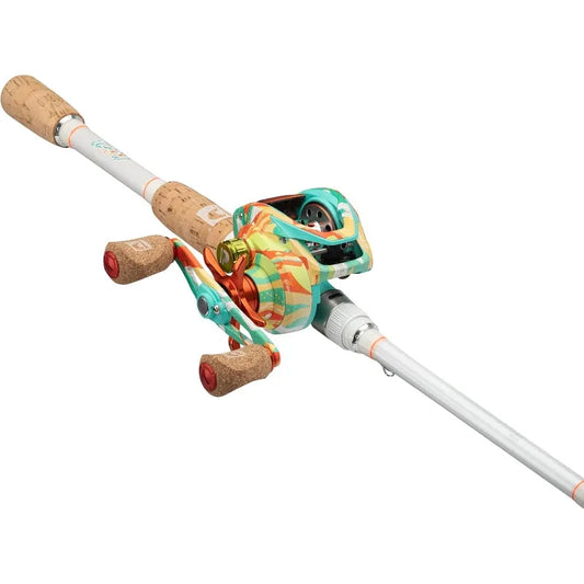 7’6” Krazy Baitcast Combo | 30 TON Carbon Blank | 6.6:1 or 7.3:1 Gear Ratio | Fuji Reel Seat