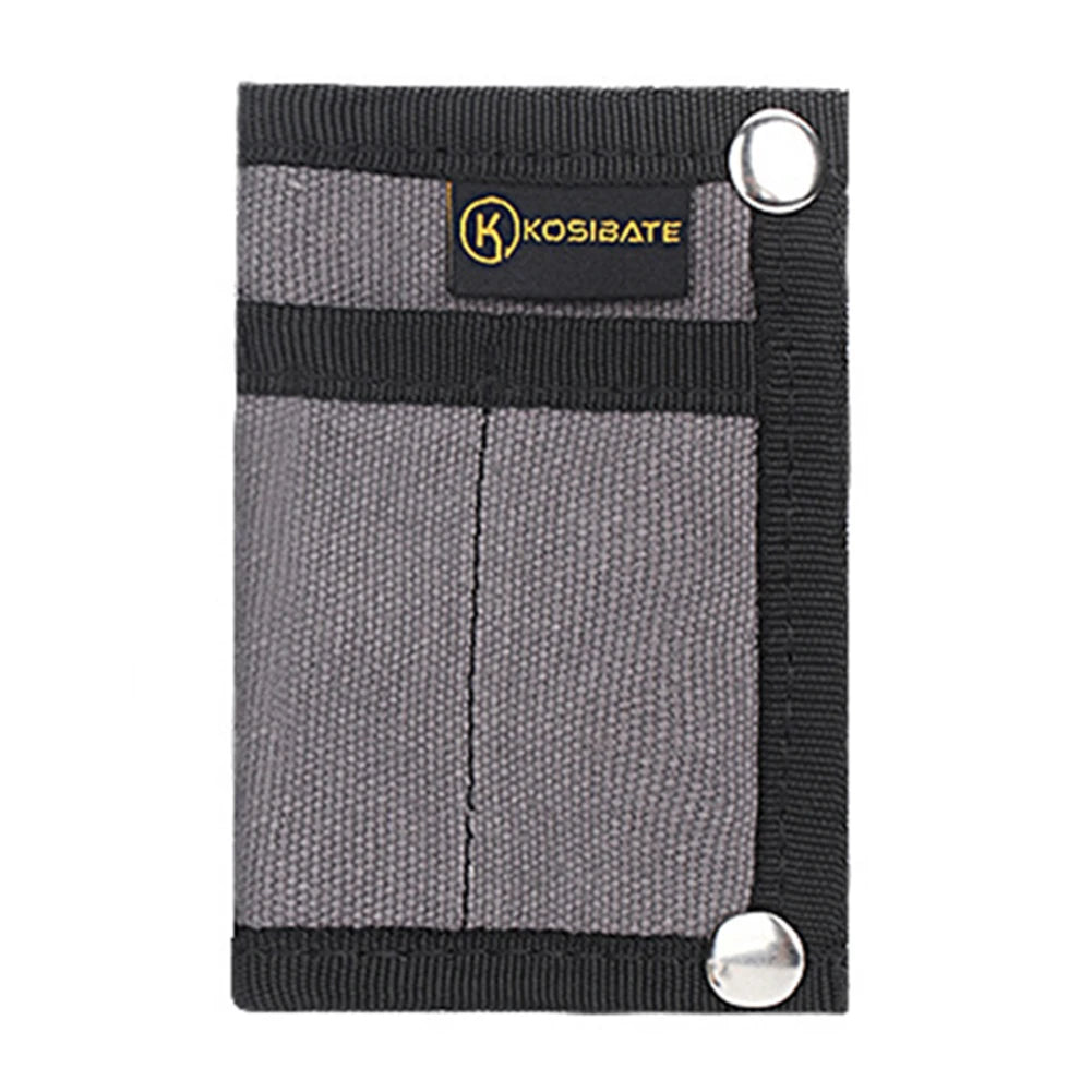 EDC Pouch Bag Multifunctional Foldable Credit Card Holder Canvas Tactical Molle Storage Bag for Outdoor Camping
