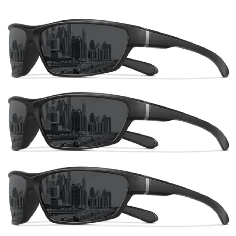 MEETSUN Polarized Sports Sunglasses for Men Women Wrap Around Driving Cycling Golf Fishing Sun Glasses UV400 Protection