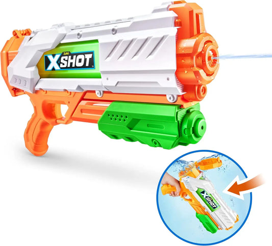Fast-Fill Medium Water Blaster: Refills in 1 Second, Shoots Up to 34 Feet, Perfect for Summer Fun