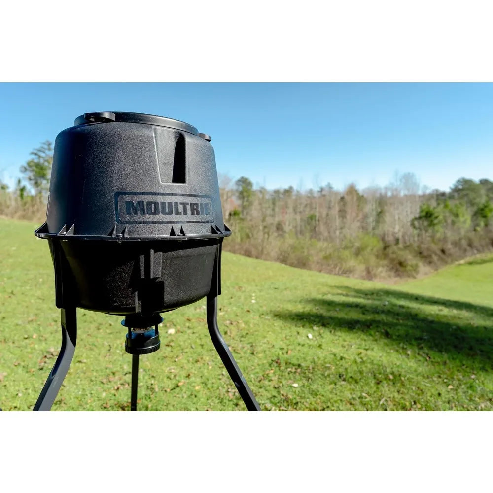US Shipping Hot New 200 Lb Deer Feeder with Bluetooth App Control Pairs with Edge 3 for Full Remote Access No