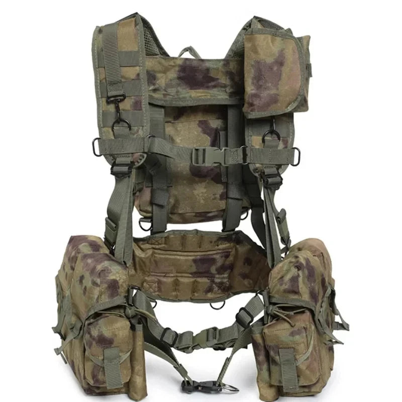 Cosplay Set Russian SMERSH M1 Tactical Vest Chest Rig AT Green/FG Set Assembled