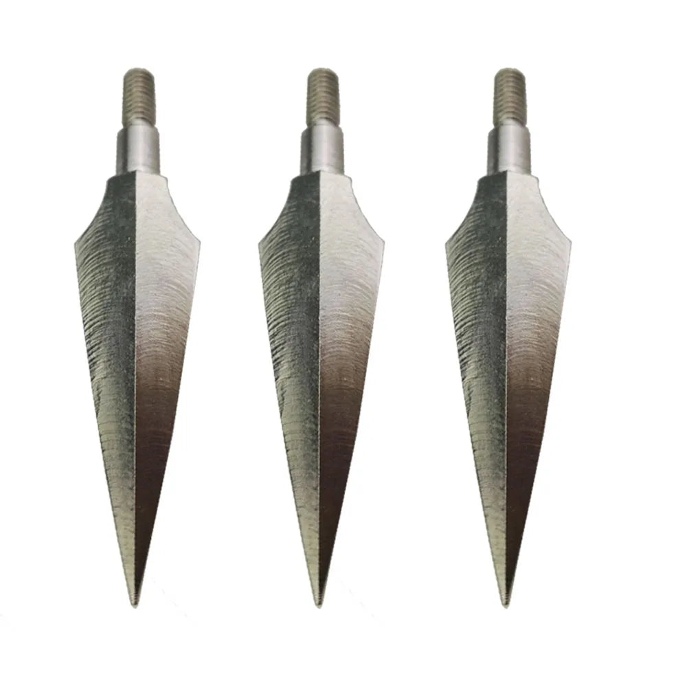 Broadheads12/24pcs 150 Grain Traditional Stainless Steel Screw-in Arrow Tips for Archery Outdoor Hunting Shooting Accessories