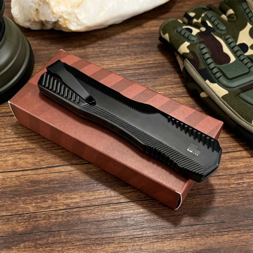 KS 9000 Folding Pocket Knife 440C Steel Blade Zinc Alloy Handle Outdoor Camping EDC Tactical Survival Multi Tool Knives