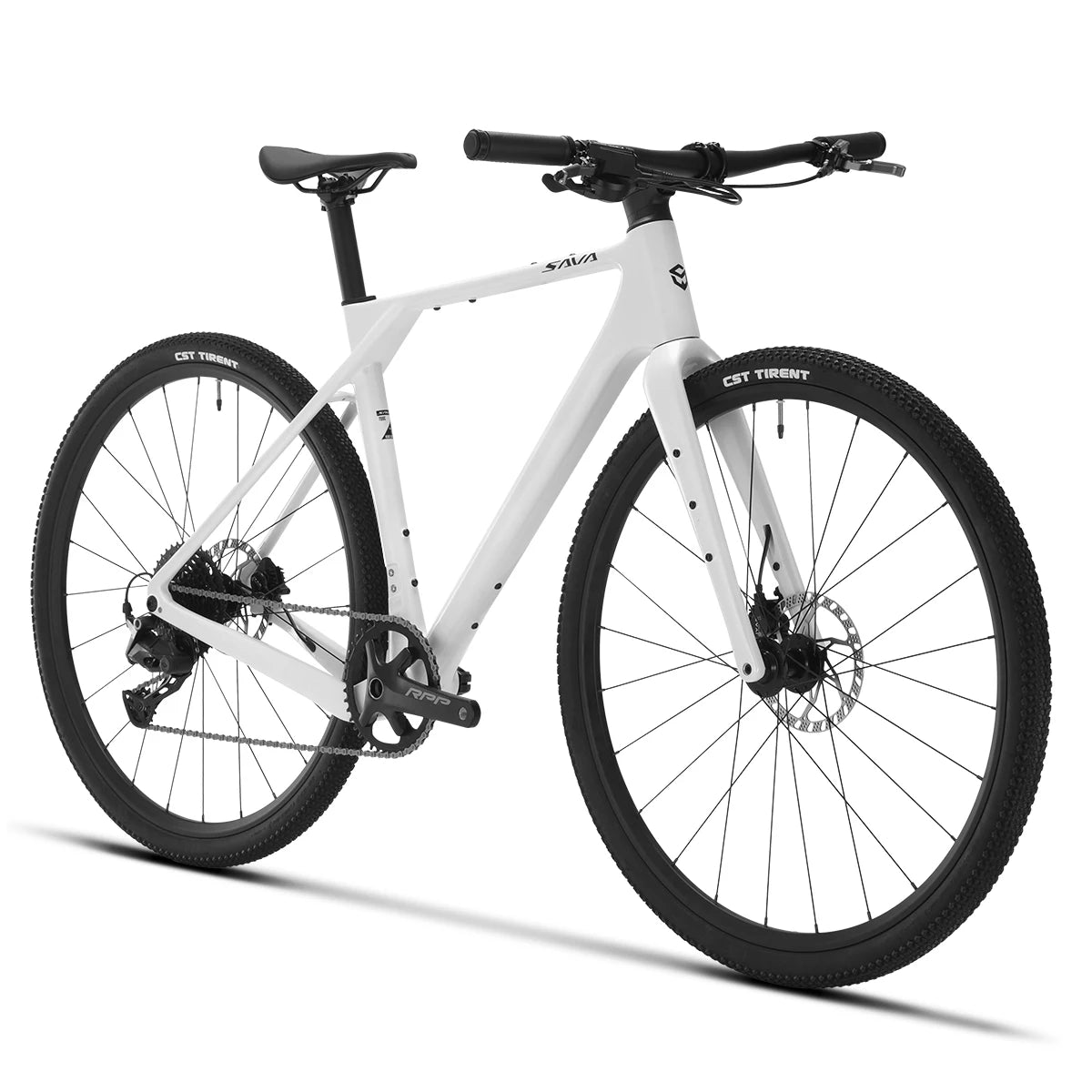 SAVA SF6 R21 Carbon Gravel Bike Flat Handlebar Road Bicycle SHIMANO U6000 11 Speed / SHIMANO U6020 10 SpeedHydraulic Disc Brake Carbon Frame Bike