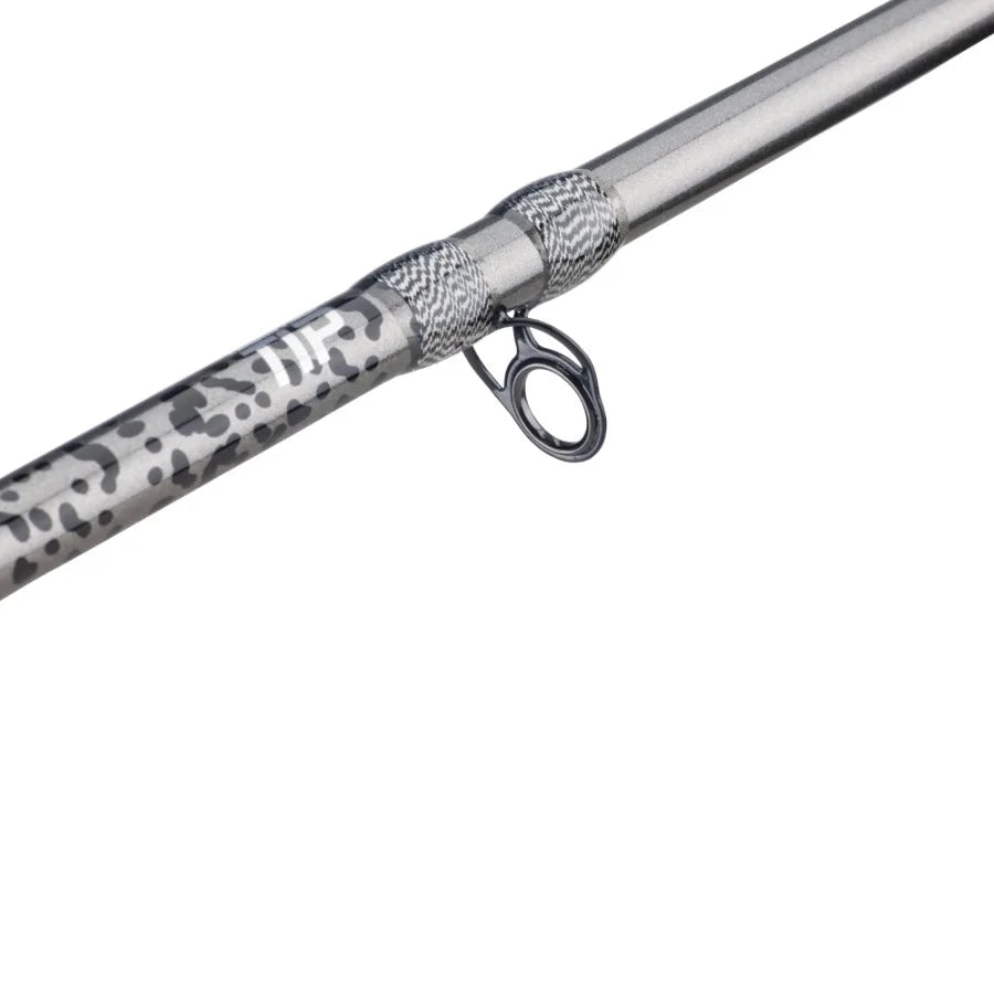 C-Series Crappie Pro Spinning Rod for freshwater crappie fishing, graphite composite material, black color, ultra-light sensiti
