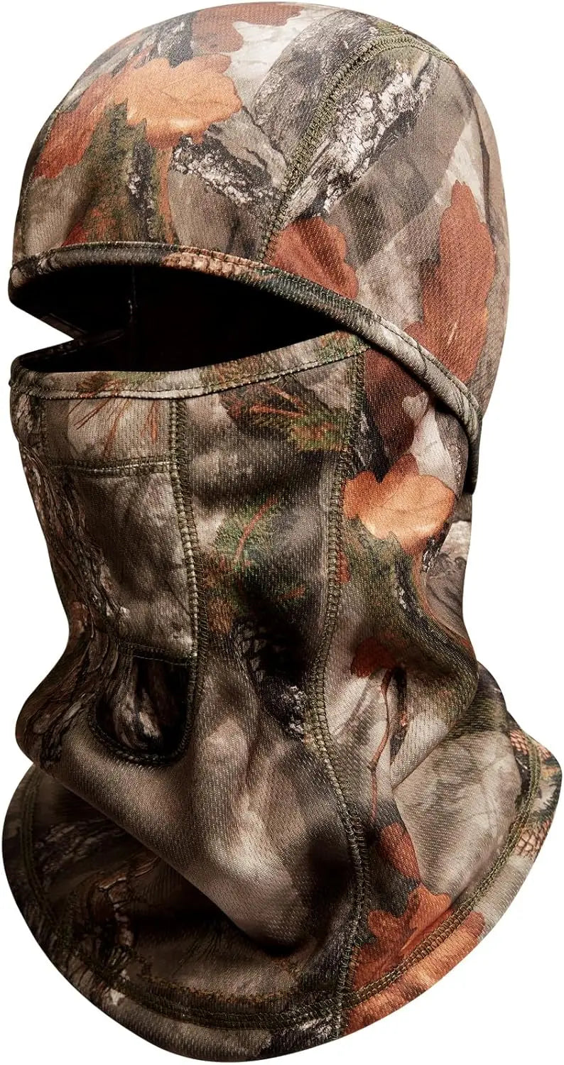 Camo Balaclava Hunting Face Mask Winter- Lightweight, Warm, for Men & Women Hunters