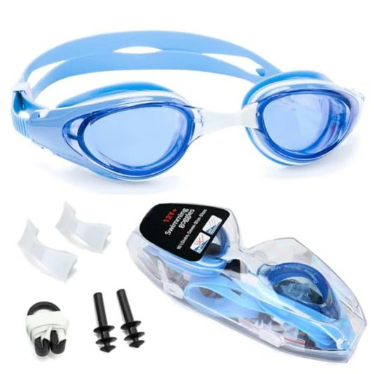 iGym Swim Goggles ShortSighted, Nearsighted Optical Swimming Goggles Anti-Fog UV Protection Adjustable Buckle For Women Men
