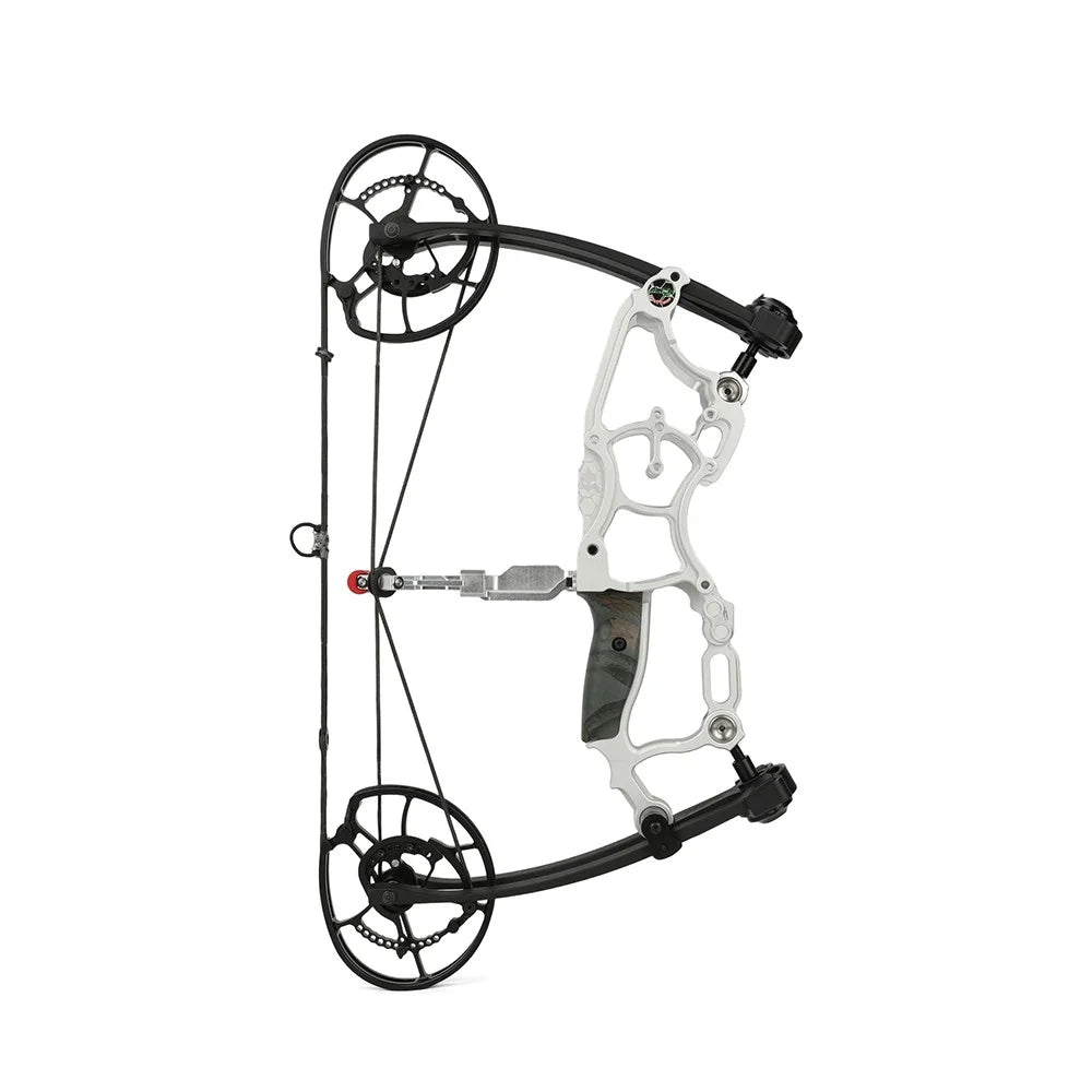 Dual-Use Compound Bow High-Performance Steel Ball & Arrow Set 30-70LBS 80% Let-off 340FPS Outdoor Archery Hunting Practice
