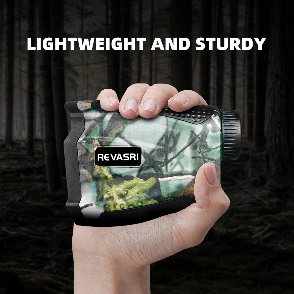 REVASRI 1000M Multi-Function Hunting Rangefinder, with Speed, Angle and Continuous Scan Functions, Designed for Outdoor Hunting
