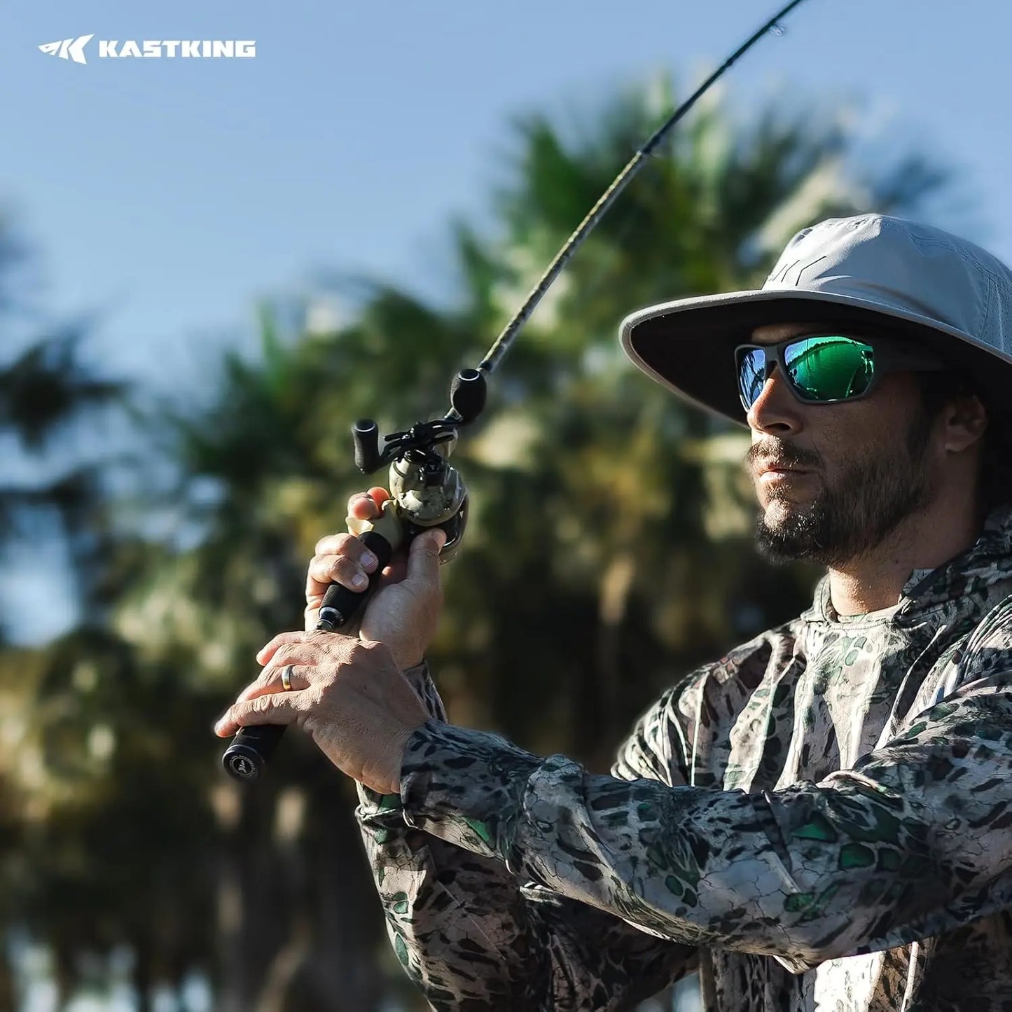 Twin-Tip Fishing Rod & Reel Combo, Spinning & Baitcaster, IM7 Graphite 2-Piece with Backup Tip, PTS System, EVA Handles
