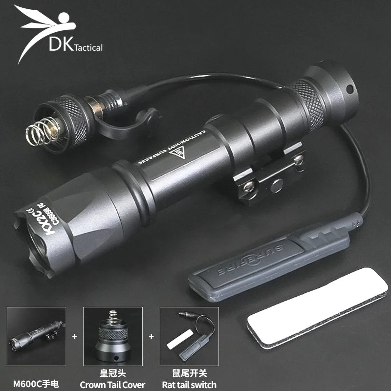 US Warehouse Tactical SF X300 X300U M600C M300 Flashlight Hunting Weapons Scout Light Airsoft Lamp Accessories Fit 20mm Rail
