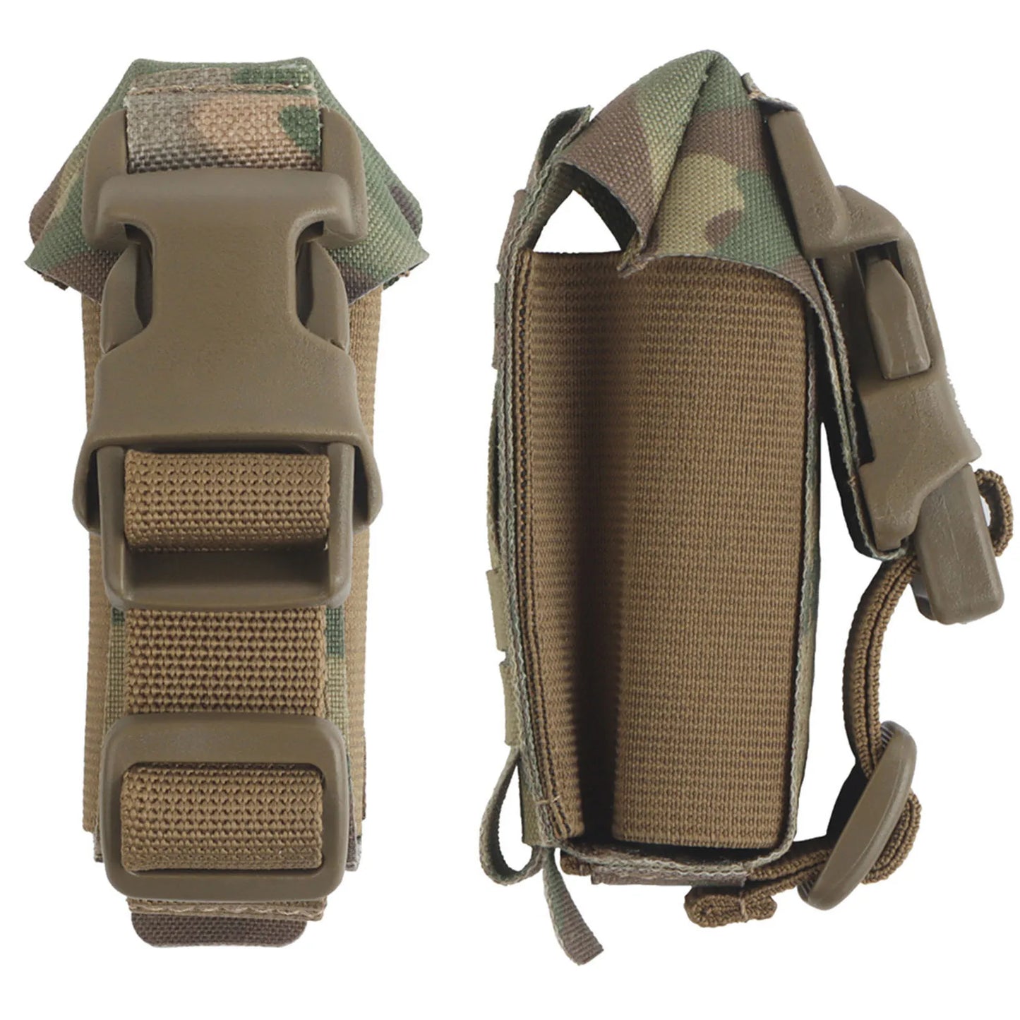 Grenade Pouch Small Hunting Accessories Single Flashbang Pouch Compact Stretch Bag for Outdoor Activities