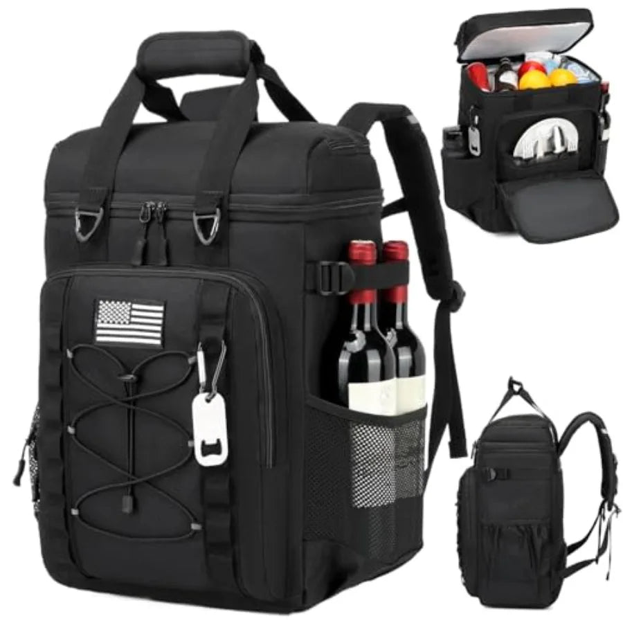 Tactical Cooler Backpack - 42 Cans Backpack Coolers Insulated Leak Proof for Men Adults Soft Cooler Insulated Backpack for Lunc