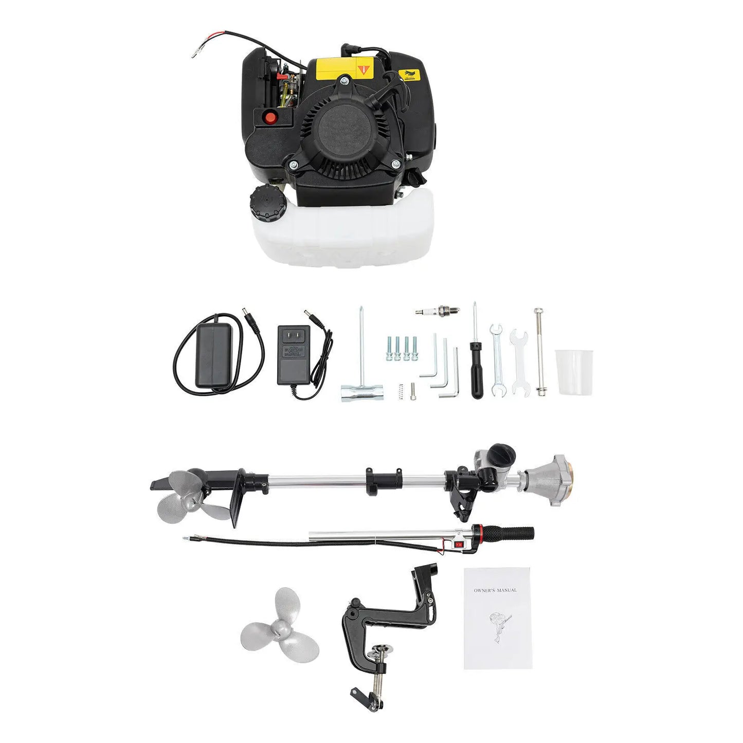 E-Start 7.5HP 4-Stroke Outboard Motor Superior Boat Engine Trolling Motor 144CC