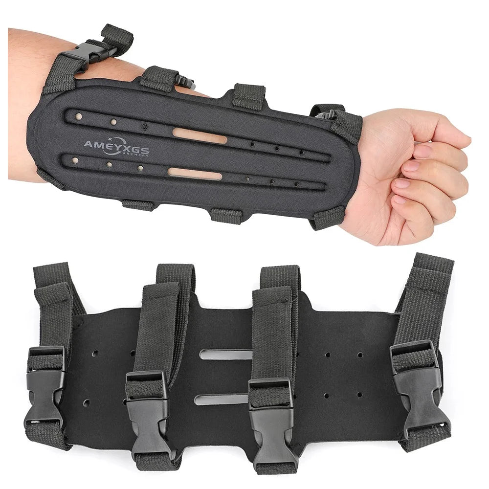 Archery Arm Guard S and L Size EVA Foam Adjustable Strap for Recurve Bow Hunting Target Shooting Protection Gear