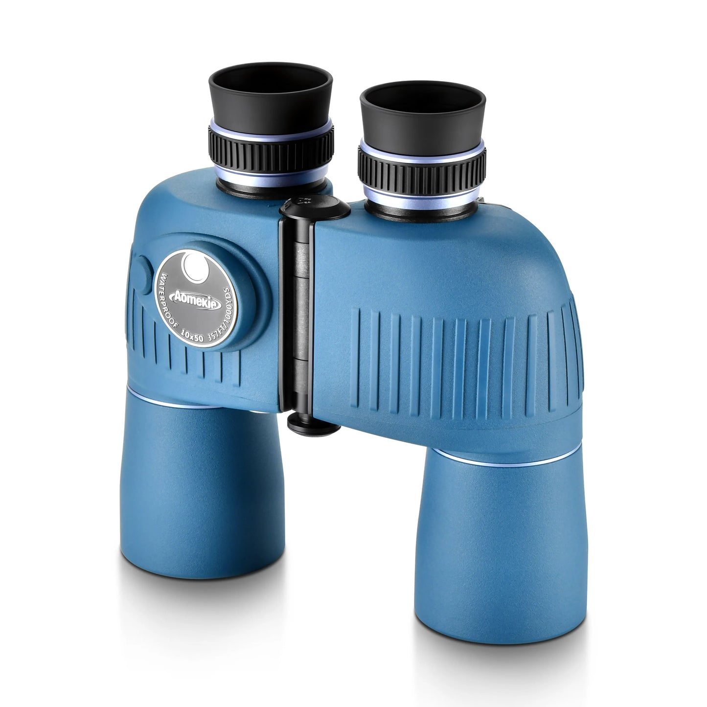 10X50 Marine Waterproof Binoculars for Adults with Illuminated Rangefinder Compass BAK4 IPX7 for Boating Hunting Fishing