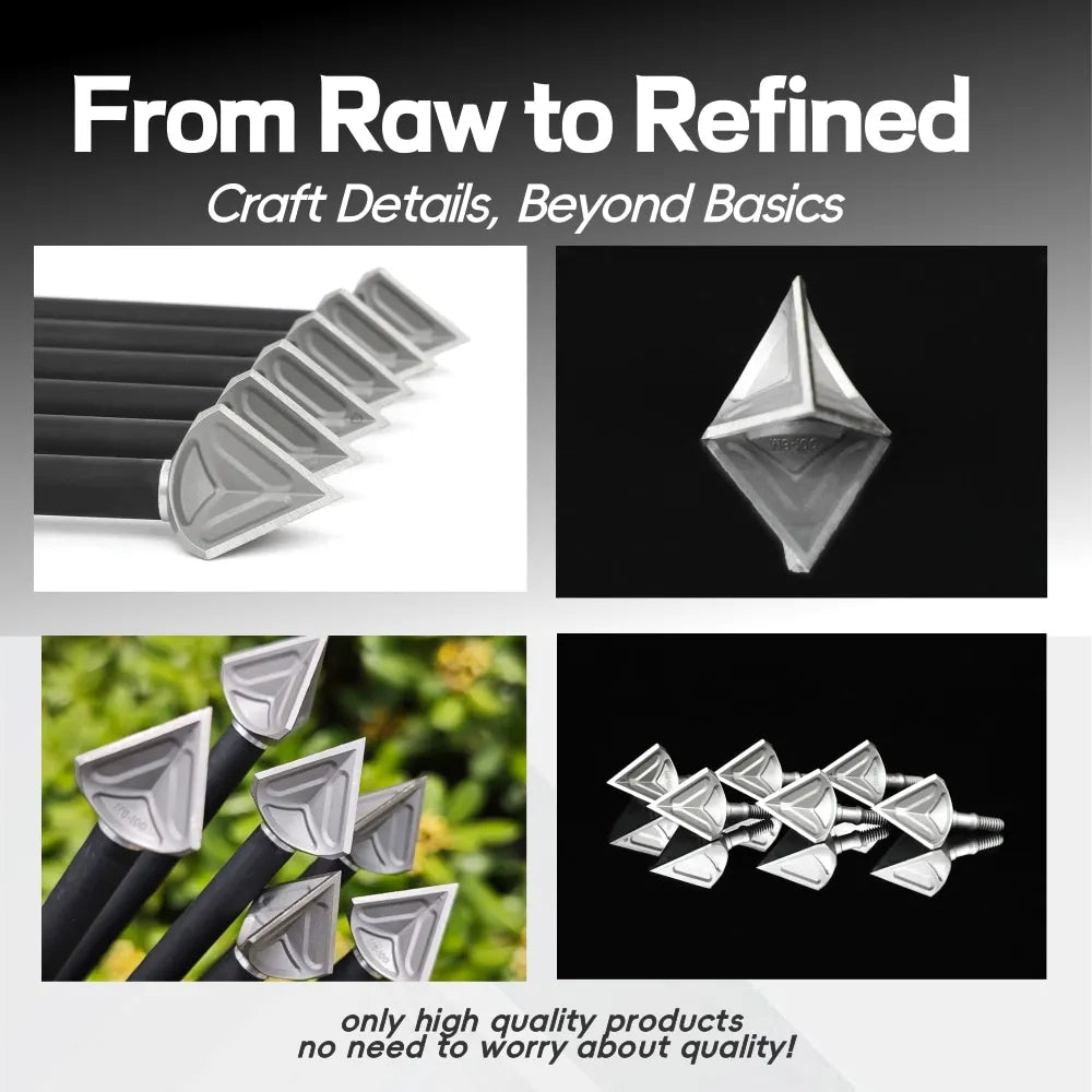 100grain Arrowhead Broadhead 6pcs Screw in Point Tips for Outdoor Bow Arrow Hunting Shooting Target Archery Accessories