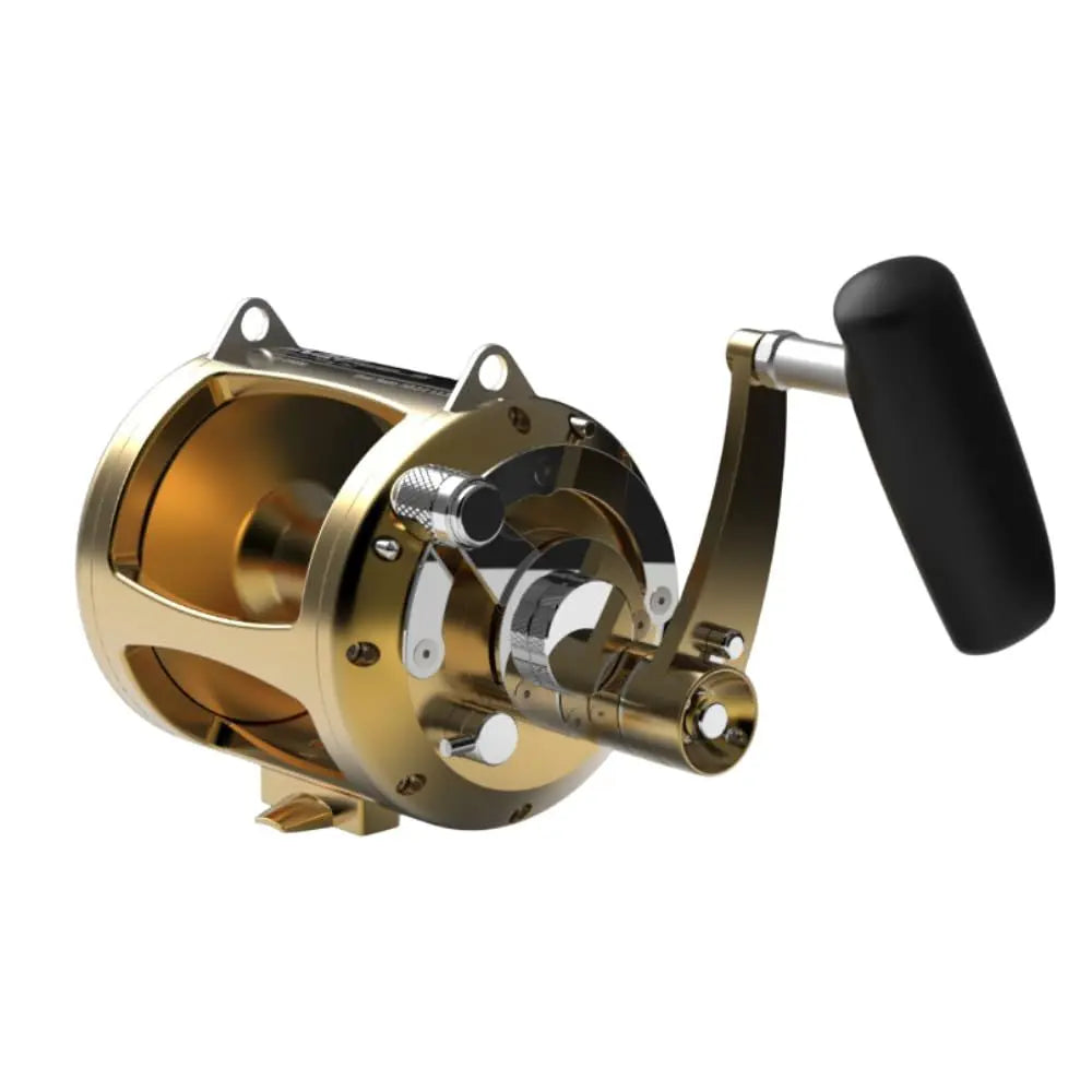 Reels EXW50 2RHGD 2Speed Reel, Gold, Right Hand