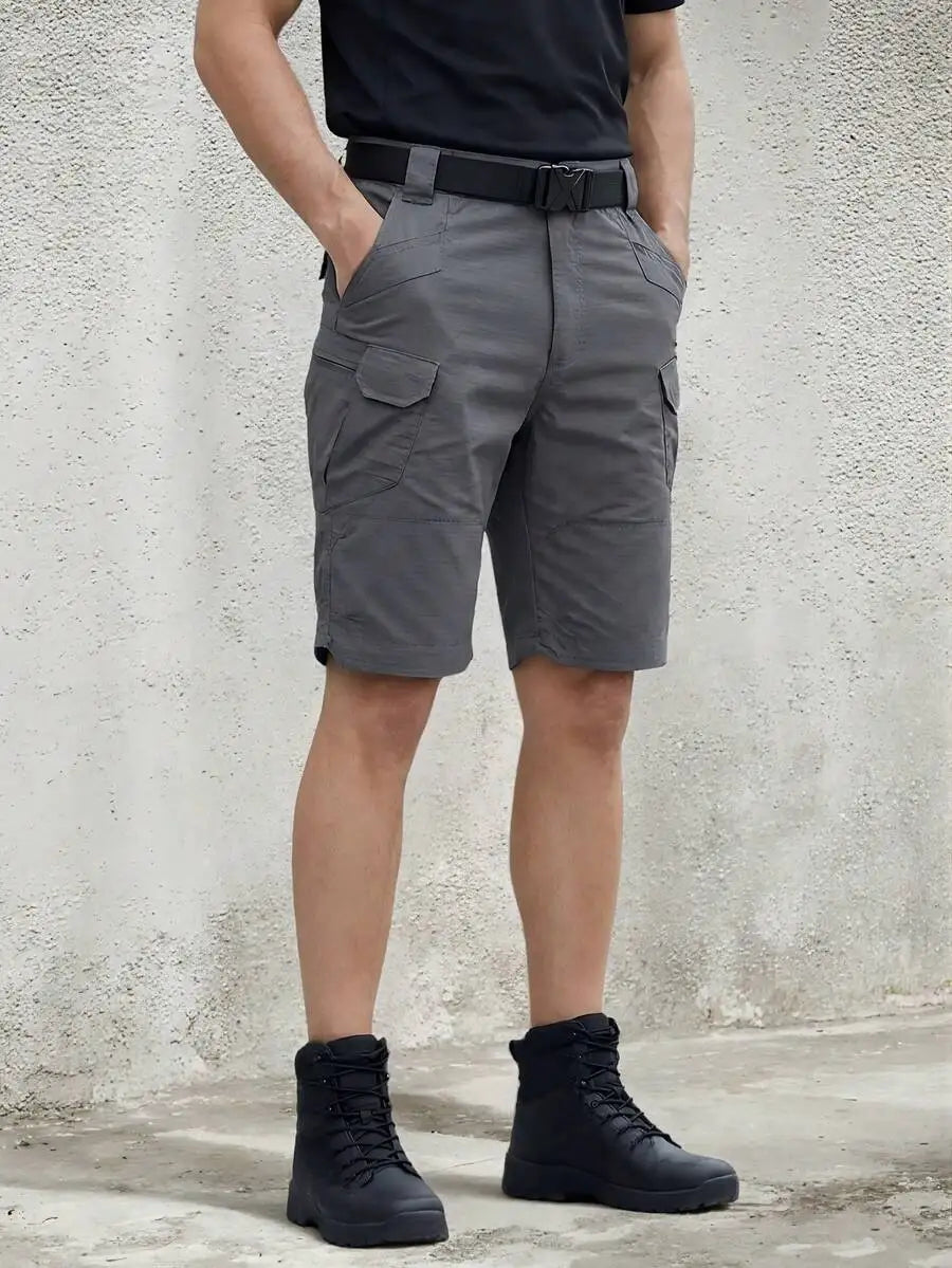 Mens Cargo Shorts Breathable Quick Dry Multi Pocket Tactical Work Shorts