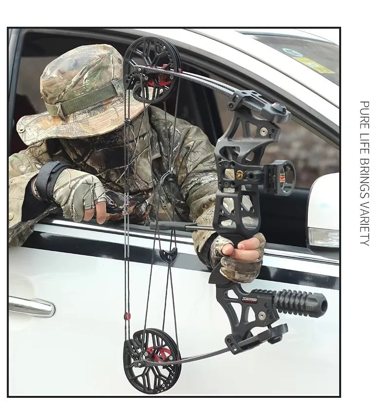 Junxing M109E Compound Bow Shooting Steel Ball 30-60Lbs Archery Equipment Suitable For Shooting And Hunting