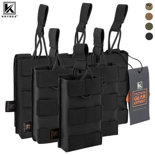 Tactical Magazine Pouch Single/Double/Triple Open-Top MOLLE Strap Holder Mag Pouch for 5.56mm M4 M16 Hunting Accessories