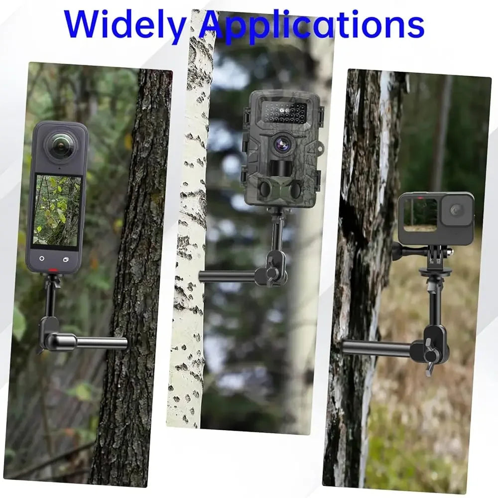 Trail Camera Mount, Trail Cam Mounts, Tree Hunting Accessory, 360° Rotatable Game Camera Holder with 1/4\-20 screw