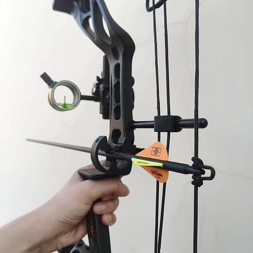 M133 Compound Bow Set 0-70lbs Adjustable Draw Weight Aluminum Alloy Riser Right Hand Archery Shooting Target Hunting Bow
