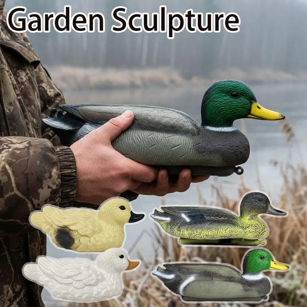 3D Duck Decoy Floating Hunting Bait For Outdoor Hunting Fishing Accessories Realistic Bird Float On Water Mallard Decoy