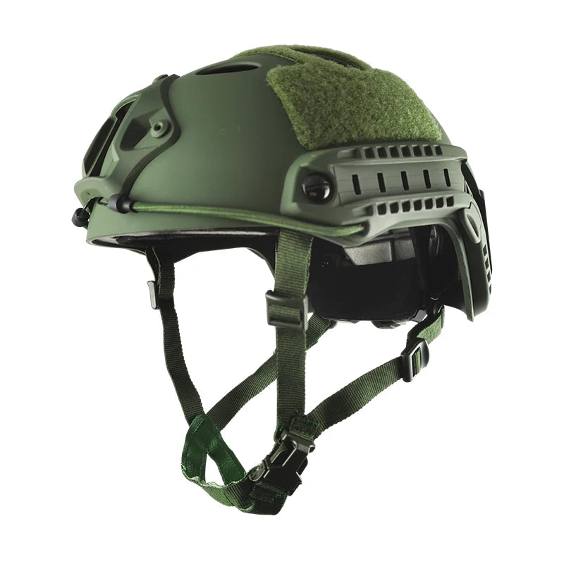 FAST Tactical Riot Helmet ABS 4-Point Suspension Adjustable Head Circumference for Military CS Airsoft Outdoor Protection