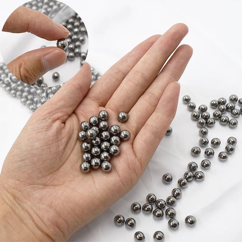 6mm 300pcs Carbon Steel Steel Balls Slingshot Hunting Archery Steel Balls Outdoor Hunting Ammunition Bearing Accessories
