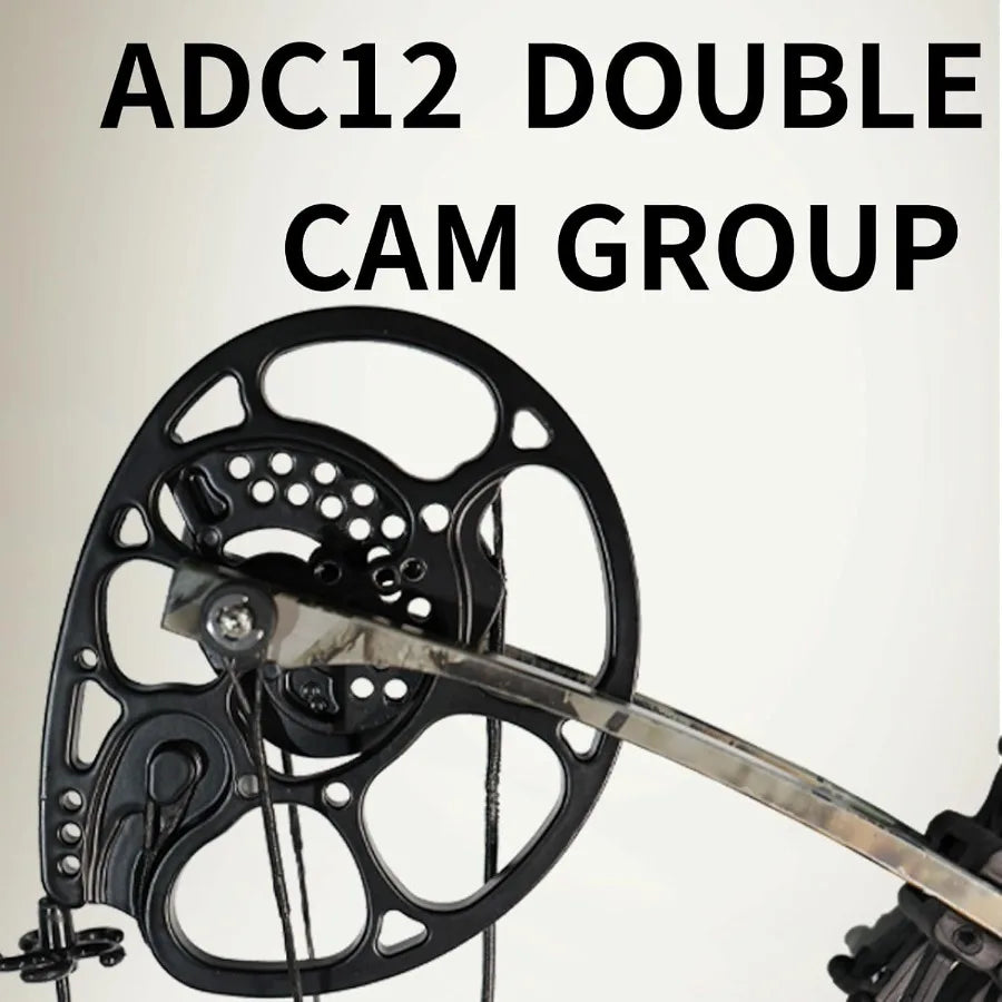 Compound Bow and Arrow Set for Adults Archery Shooting Bow Adjustable 3065LBS Composite Bow Combination 19.530 Draw Length Hunt