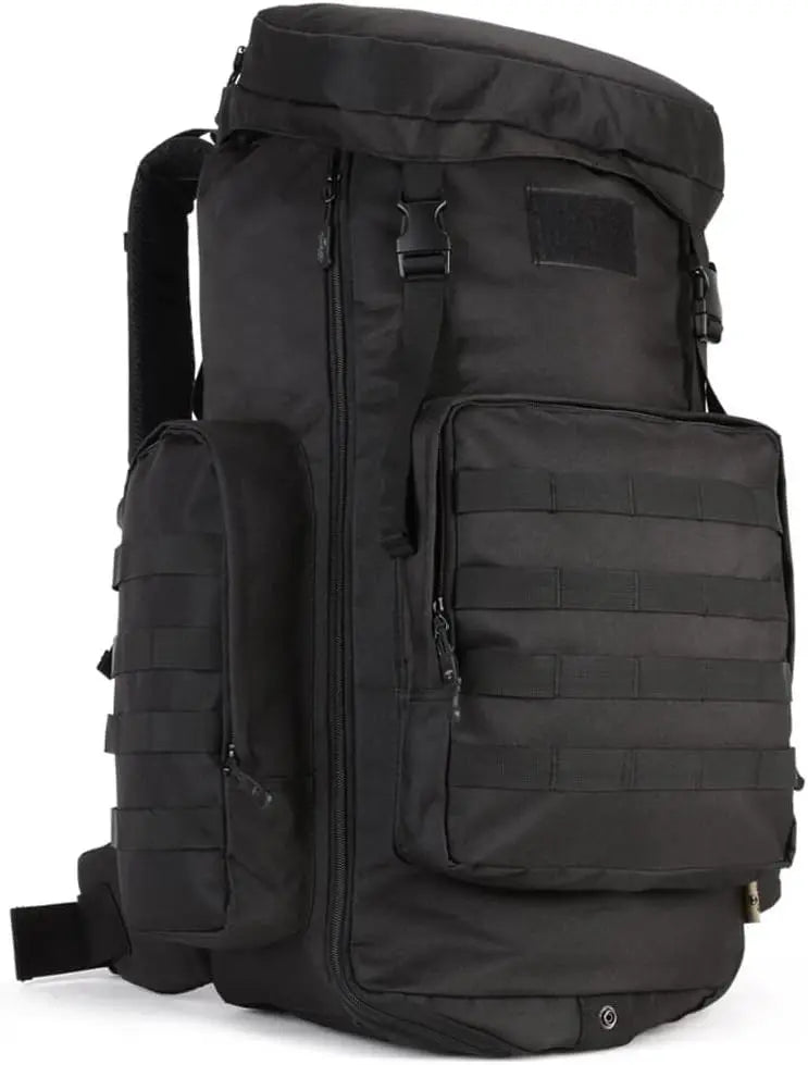 70L-85L Tactical Hiking Backpack, MOLLE Military Rucksack for Trekking & Camping