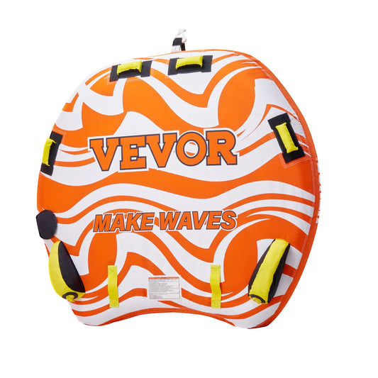 1-2Riders Towable Tubes for Boating Inflatable Towable Tube for Boat to Pull 340lbs Boat Tubes with Fin for Water Sport