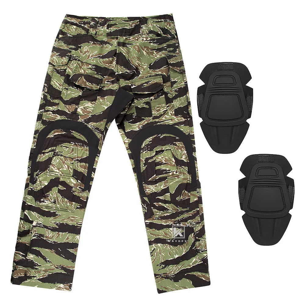 Tactical Combat Pants With Knee Pads For Hunting Outdoor Hiking Men Uniform Trousers Clothes