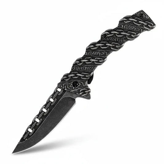 Stainless Steel Folding Knife Portable Utility Knife for Camping-0