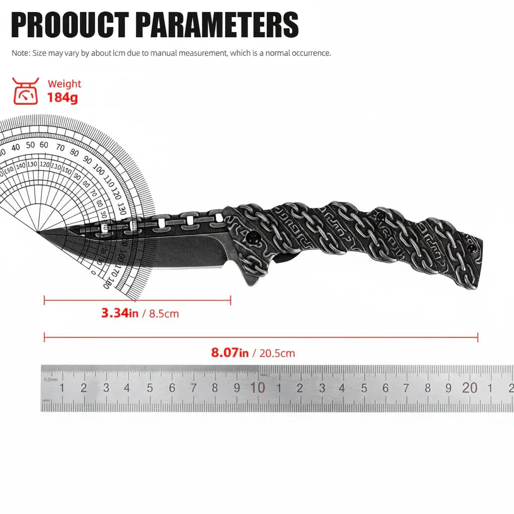 Stainless Steel Folding Knife Portable Utility Knife for Camping-1