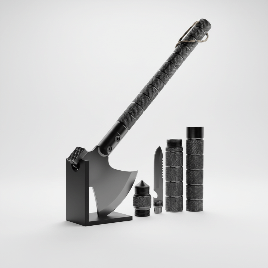 Stainless steel survival axe hammer | Camping, Rock Climbing-0