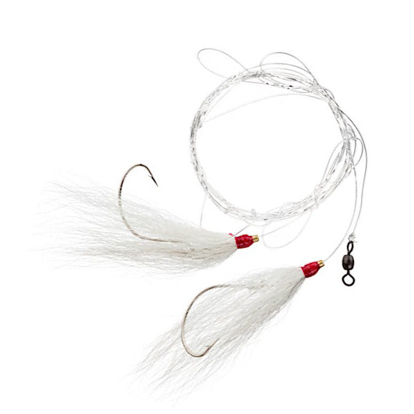 Tide Rite R568 Hi-Lo Wide Gap Hook W/ Bucktail Fluke Rig