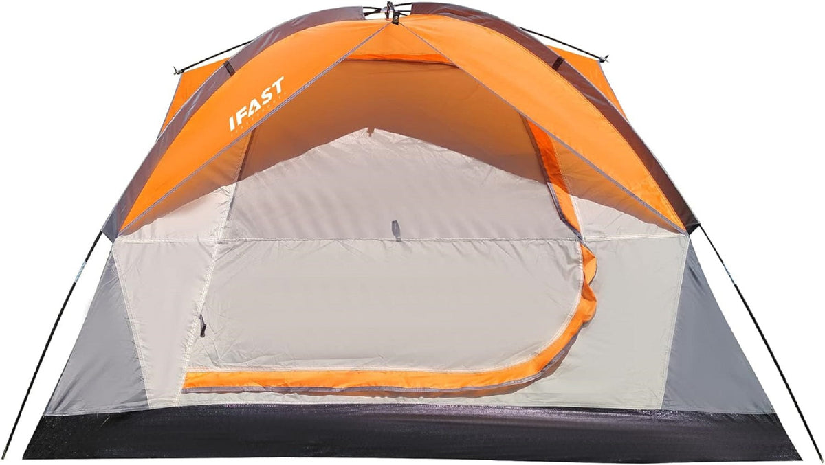 Person Family Camping Tent with UV Protection - Polyester
